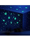 260 PCS Glow in The Dark Stars Glowing Stars for Ceiling Star Wall Decals Solar System Space Galaxy Planets Wall Stickers for Kids Girls Boys Room Decorations for Bedroom