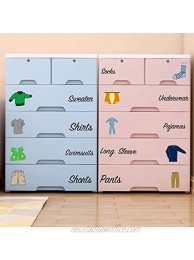 Boy Decals Dresser Clothing Decals Labels Dresser Labels Kids Drawer Stickers Organizing Decals