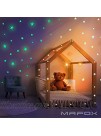 Glow in The Dark Stars for Ceiling or Wall Stickers Glowing Wall Decals Stickers Room Decor Kit Galaxy Glow Star Set and Solar System Decal for Kids Bedroom Decoration