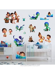 Luca Wall Sticker Children's Cartoon Bedroom Background Wall Decoration Self-Adhesive Wall Sticker PVC