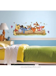 RoomMates RMK2553GM Winnie the Pooh and Friends Outdoor Fun Peel and Stick Wall Decal