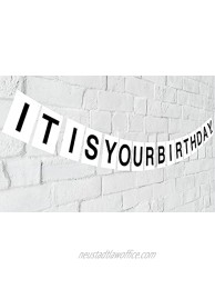It Is Your Birthday Banner Funny Text Birthday Sign Office TV Show Quote Dwight Party Decoration…