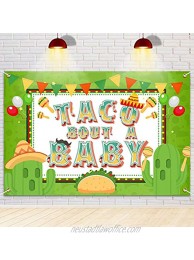 PAKBOOM Taco Bout A Baby Banner Backdrop Mexican Fiesta Baby Shower Party Decorations Supplies for Boy Girl 6x4ft