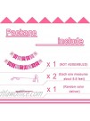 Puppy Happy Birthday Banner | Girl Birthday Sign | Paper Card Stock Bday Party Decoration Pink