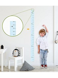 DECOWALL DWL-2018 Height Chart Wall Stickers Wall Decals Peel and Stick Removable Wall Stickers for Kids Nursery Bedroom Living Room