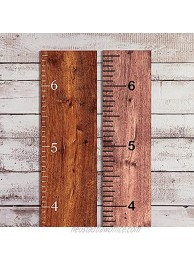 Divine Walls Vinyl Growth Chart Decal 6.5' Tall DIY Ruler Decal Kit Kids Height Ruler Measuring Tape Sticker Matte White 3.25in Wide x 6.5ft. Tall