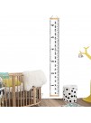 Growth Charts for Kids,Accurate Baby Height Growth Chart Ruler,Removable Canvas Wall Hanging Measurement Chart for Home Decoration