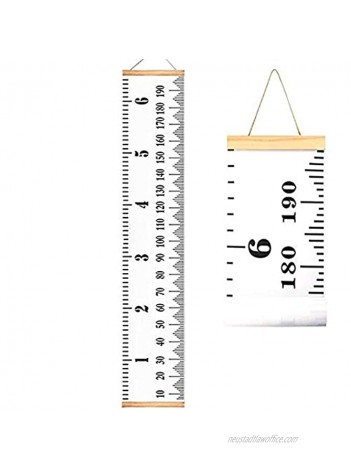 Growth Charts for Kids,Accurate Baby Height Growth Chart Ruler,Removable Canvas Wall Hanging Measurement Chart for Home Decoration