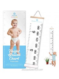 Height Growth Chart for Kids Portable Hanging Ruler for Kids Personalized Wall Decor on Kids Bedroom for Height Measuring