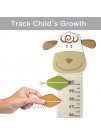 I'm Wood and Fabric Wall Growth Chart Height Measurement Scale Ruler for Kids Sheep