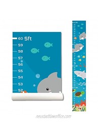 Ocean Wall Sticker Growth Chart for Kids Height Chart for Boys and Girls Growth Chart Sticker Growth Chart Decal
