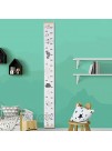 oenbopo Removable Height Chart Cute Wall Sticker Height Measure Growth Chart Home Room Decoration Child Toy