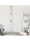 oenbopo Removable Height Chart Cute Wall Sticker Height Measure Growth Chart Home Room Decoration Child Toy