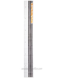 One Grace Place Teyo's Tires Growth Chart Decal Black White Grey Orange