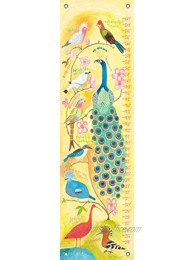 Oopsy Daisy Birds of a Feather Donna Ingemanson Growth Charts Yellow 12 x 42"