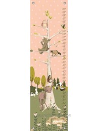 Oopsy Daisy Growth Charts Woodland Pals Girl by Meghann O'Hara 12 by 42-Inch