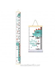 Removable Height Chart for Kids,Dinosaur Measuring Chart Ruler for Grandkids Height as Gifts,Nursey Decoration,Cute Canvas Measurement for Home