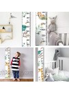 YZNlife Baby Growth Chart 7.9'' x 79'' Kids Wall Ruler Decor for Kids,Canvas Removable Hanging Height Growth Chart for Baby,White
