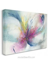 Stupell Industries Organic Butterfly Shape Pink Blue Nature Painting Designed by K. Nari Wall Art 24 x 30 Canvas