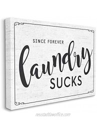Stupell Industries Sassy Laundry Room Sign Funny Family Humor Designed by Lettered and Lined Wall Art 24 x 30 Canvas