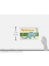 The Kids Room by Stupell Apatosaurus Dinosaur Rectangle Wall Plaque 11 x 0.5 x 15 Proudly Made in USA