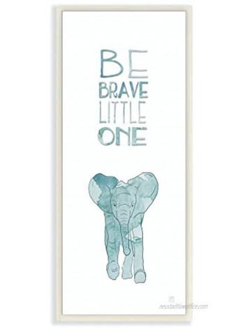 The Kids Room By Stupell Be Brave Little One Elephant Wall Plaque