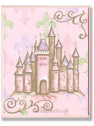 The Kids Room by Stupell Castle with Fleur De Lis Wall Plaque 13 x 19