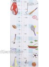 The Kids Room by Stupell Multi-Sport Growth Chart 7 x 0.5 x 39 Proudly Made in USA