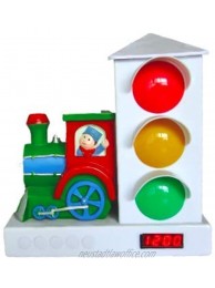 Custom Quest Train Conductor Stoplight Alarm Clock for Kids