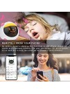 Kids Alarm Clock WiFi Smart Children's Trainer Sleep Training Clock with 7 Colors Night Light Custom Rings Have Regular Sleep Wake Habits Clock for Boys Girls Bedroom Pink