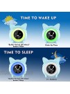 Kids Alarm Clock Yariaii Toddler Alarm Clock Children's Trainer Clock with 5 Color Night Light Sleep Sound NAP Timer Temperature Detect Wake up Clock for Boys Girls Bedroom Bedside