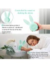 KKUYI Kids Alarm Clock with Night Light for Toddlers 5 Ringtones Touch Control and Snoozing with 2000mAh Rechargeable Battery Children's Sleep Trainer for Boys Girls Bedroom Green