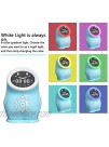 Vumdua Kids Alarm Clock Time to Wake Up Light Alarm Clock for Teens Girls Boys Toddlers Dinosaur Children Sleep Trainer with 7- Color Night Light Blue