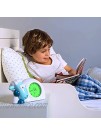 Zazu Kids Sam Sleep Trainer Alarm Clock and Night Light Blue Sheep Toy