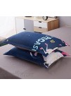 KFZ Unicorn Twin Duvet Cover Set Include Summer Duvet Cover Zipper Closure No Comforter Insert Flat Sheet and Pillow Cases Bed Sheets for Kids Bed Bed Frame