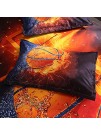 Lldaily 3D Sports Basketball Bedding Set for Teen Boys,Duvet Cover Sets with Pillowcases,Queen Size,3PCS,1 Duvet Cover+2 Pillow Shams,Comforter not Included