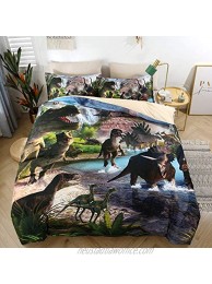 YOMIMAX Dinosaur Bedding Set Twin Size for Boys Microfiber Duvet Cover Teens 1 Duvet Cover 1 Pillowcase