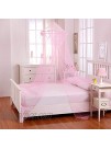 Cotton Loft Raisinette Kids Collapsible Hoop Sheer Bed Canopy One Size Pink
