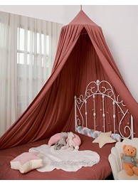 Princess Bed Canopy for Girls Kids Baby Bed Prince Round Dome Canopy for Children Room Indoor Outdoor Castle Play Tent Hanging House Decoration Reading Nook