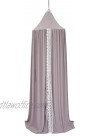 YUAKOU Princess Bed Canopy for Kids Baby Bed Chiffon Dome Mosquito Net Hanging Decoration Christmas New Year Presents