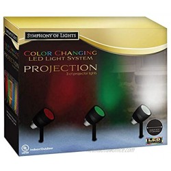 Brite Star Wall Washer 3 Count Projection System SPACING Between PROJECTORS: 6 FT Color Changing