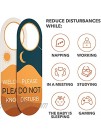 Please Do Not Disturb Door Hanger Sign Welcome Please Knock 2 Pack Universal Fit 9 x 3.5" Perfect hanging signs for Bedroom Hotel or Home Office to Ensure Privacy and People Do Not Enter