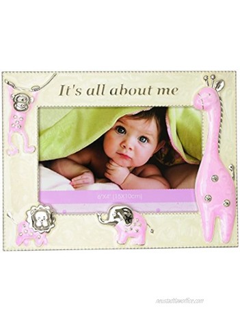 Carson Home Accents Photo Frame All About Me Pink