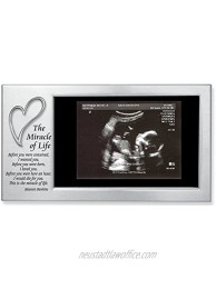Cathedral Art Abbey & CA Gift Miracle of Life Heart Baby Frame 12wx5l Grey
