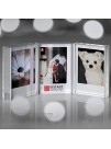 Instant Inspirations Instax Mini Frames. Set of 3 Silver-Speckled Mini Polaroid Frame for Photos. Fujifilm Instax Mini Picture Frame. Twinkle Acrylic Polaroid Picture Holder. Freestanding Instax Mini Polaroid Picture Frames. 2.1 x 3.4in 54 x 86mm