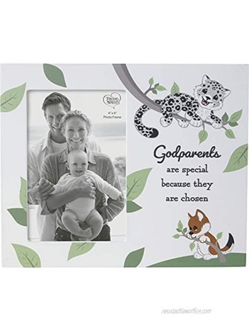 Precious Moments 203116 Godparents are Special Wood Glass Photo Frame