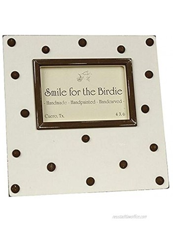Renditions by Reesa Chocolate Swiss Dots Picture Frame