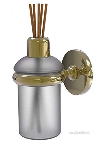 Allied Brass Prestige Skyline Collection Wall Mounted Reed Fragrance Oil Diffuser 5 Ounce Capacity Unlacquered Brass