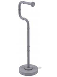 Allied Brass RM-25U Remi Collection Free Euro Style Toilet Tissue Stand Matte Gray