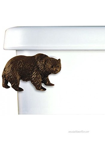 Home Accents Bear Decorative Toilet Flush Handle Trip Lever Front Tank Mount Gold